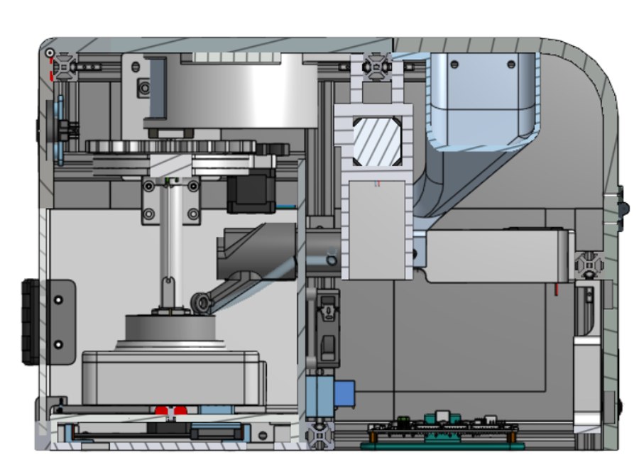 Candl section view CAD model