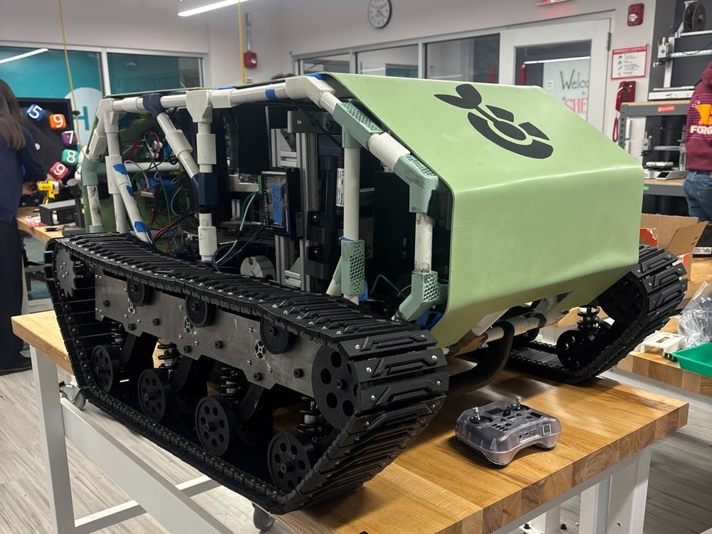 Growver tree-planting robot prototype