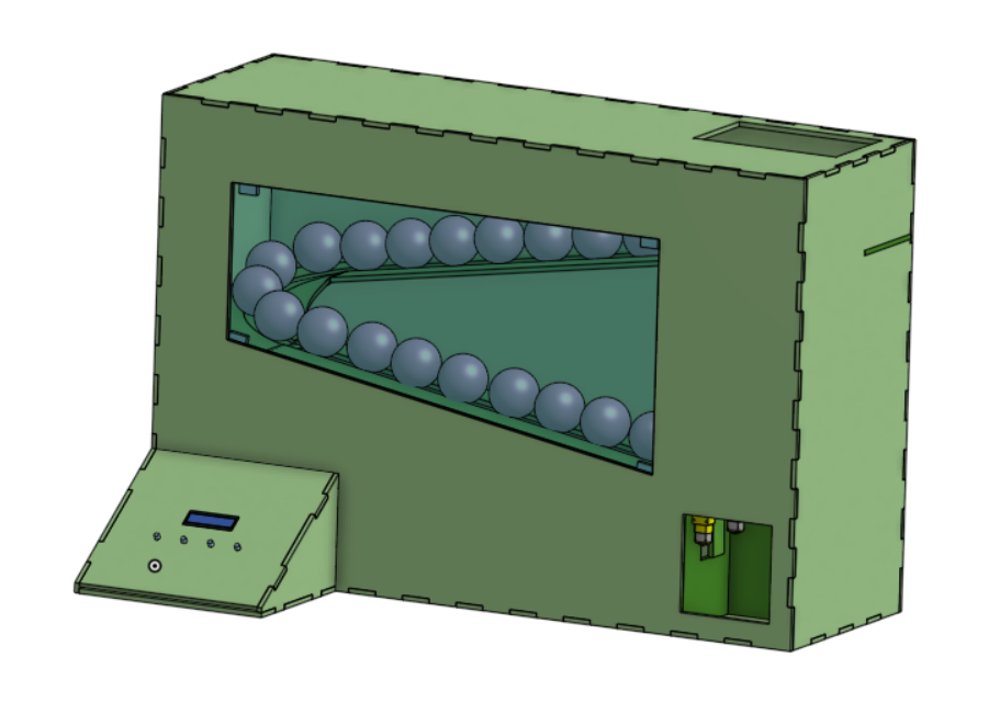 Study Buddies vending device CAD model